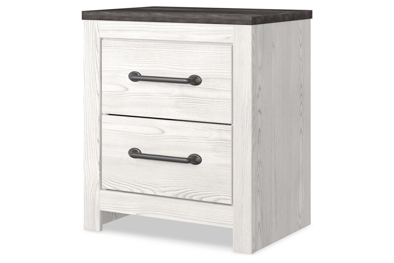 Gerridan White/Gray Nightstand - B1190-92 - Luna Furniture - Dallas Store