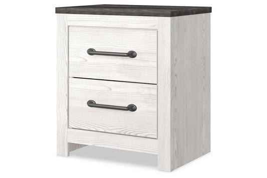 Gerridan White/Gray Nightstand - B1190-92 - Luna Furniture - Dallas Store
