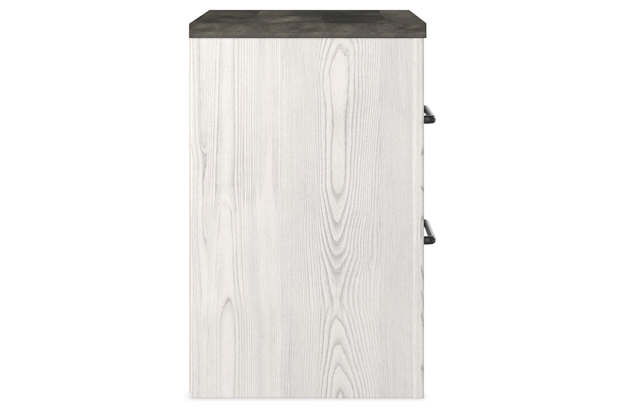 Gerridan White/Gray Nightstand - B1190-92 - Luna Furniture - Dallas Store