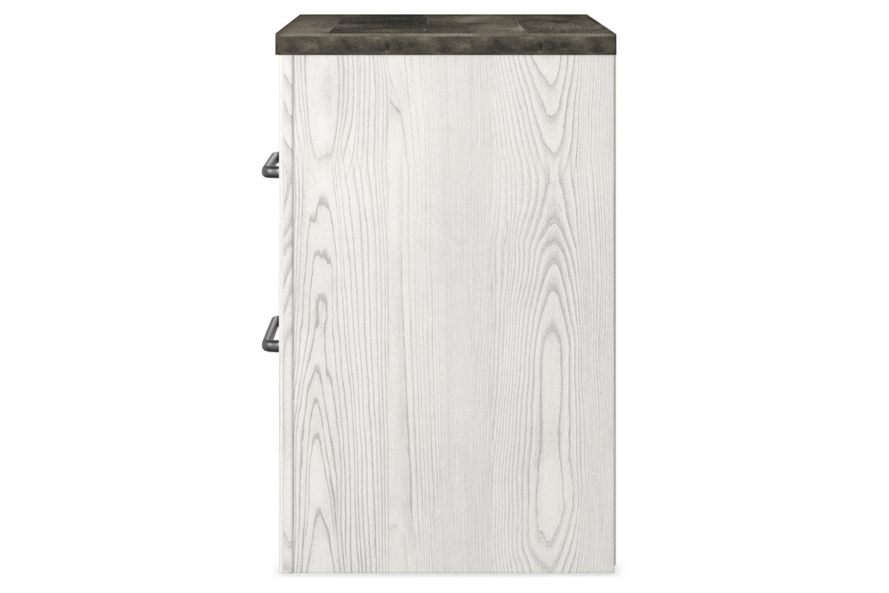 Gerridan White/Gray Nightstand - B1190-92 - Luna Furniture - Dallas Store