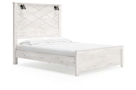 Gerridan White/Gray Queen Panel Bed - SET | B1190-54 | B1190-57 | B1190-98 - Luna Furniture - Dallas Store