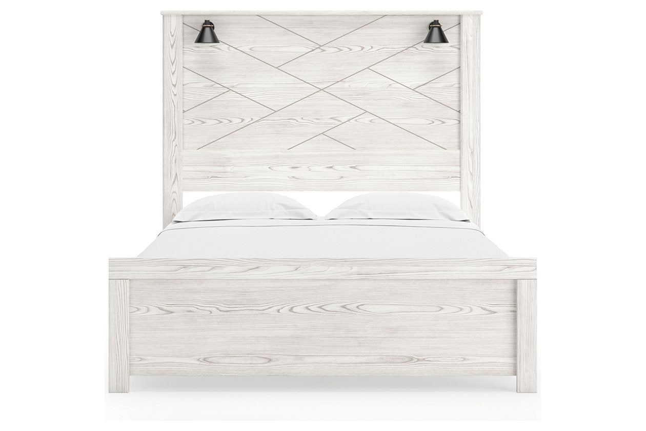 Gerridan White/Gray Queen Panel Bed - SET | B1190-54 | B1190-57 | B1190-98 - Luna Furniture - Dallas Store