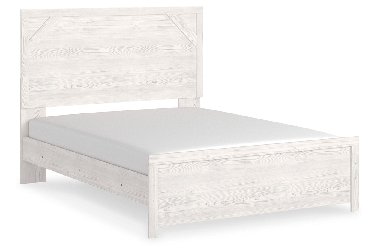 Gerridan White/Gray Queen Panel Bed - SET | B1190-71 | B1190-96 - Luna Furniture - Dallas Store