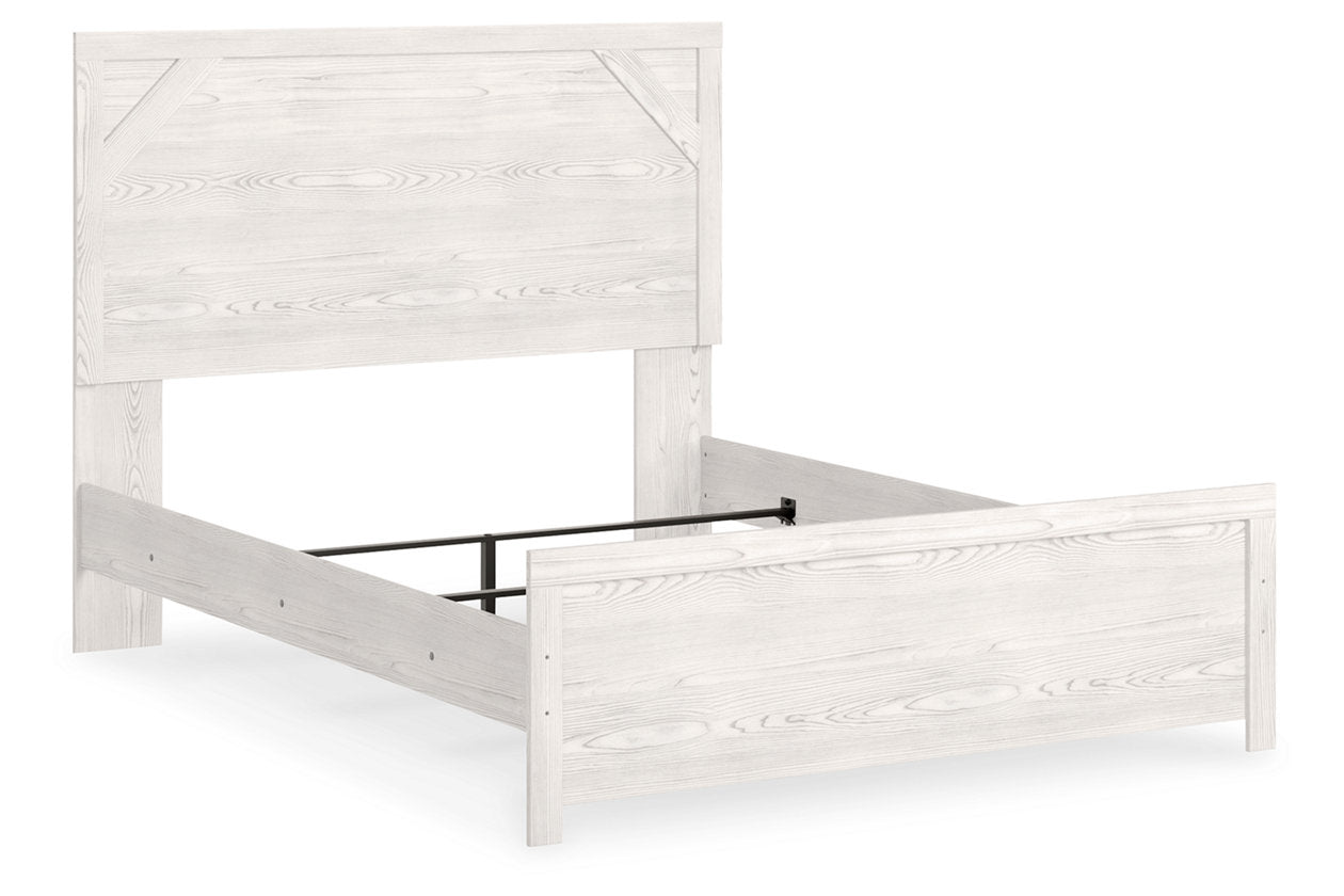 Gerridan White/Gray Queen Panel Bed - SET | B1190-71 | B1190-96 - Luna Furniture - Dallas Store
