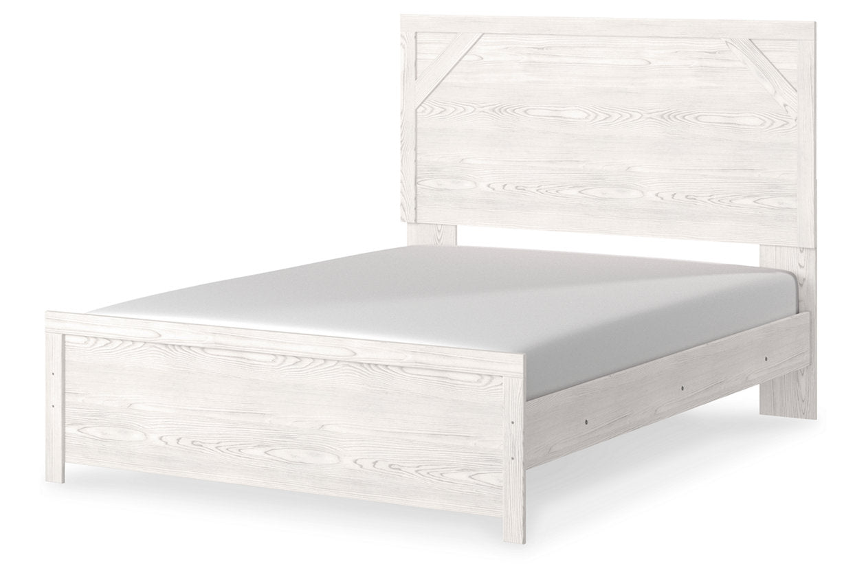 Gerridan White/Gray Queen Panel Bed - SET | B1190-71 | B1190-96 - Luna Furniture - Dallas Store
