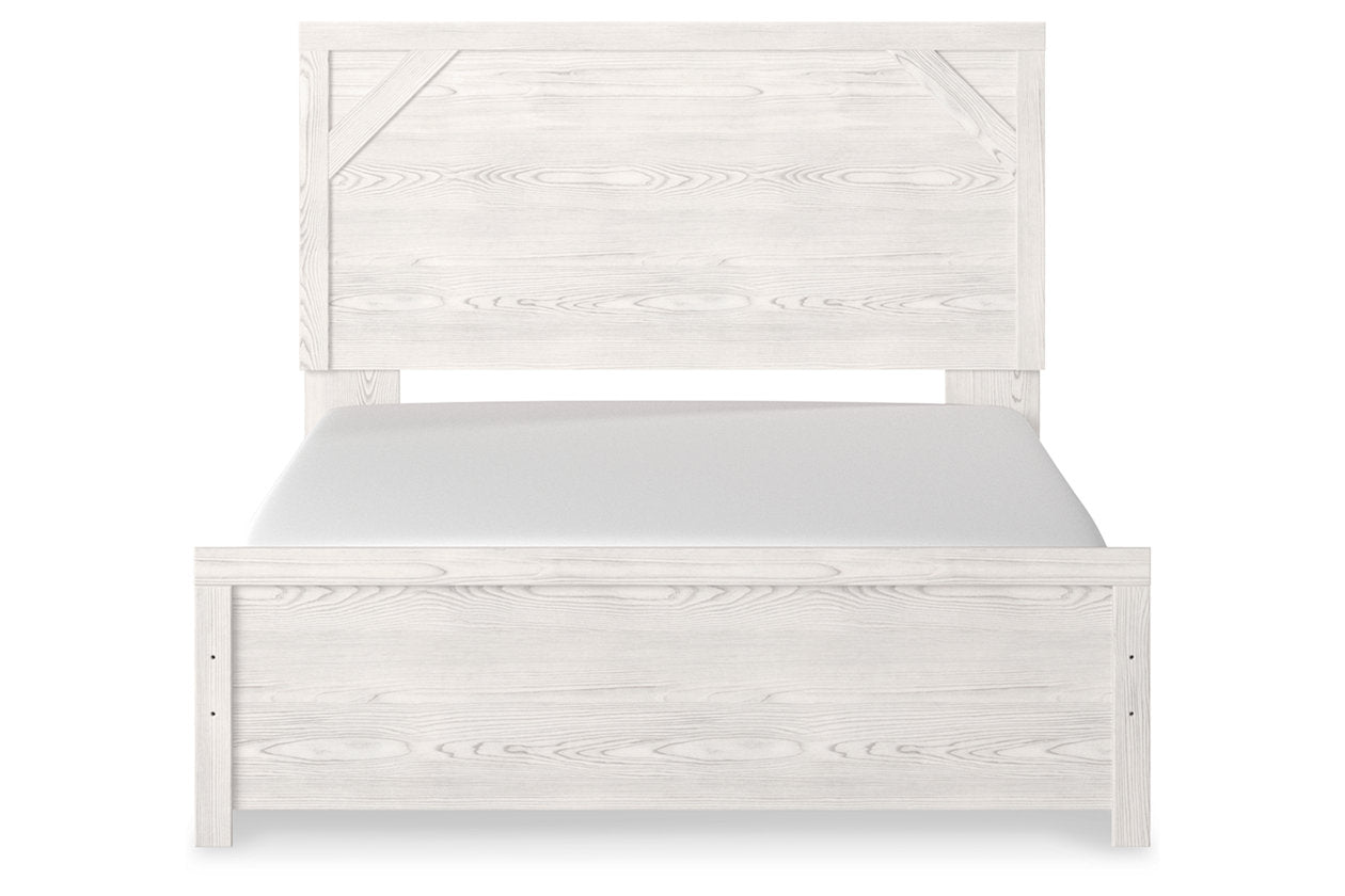 Gerridan White/Gray Queen Panel Bed - SET | B1190-71 | B1190-96 - Luna Furniture - Dallas Store