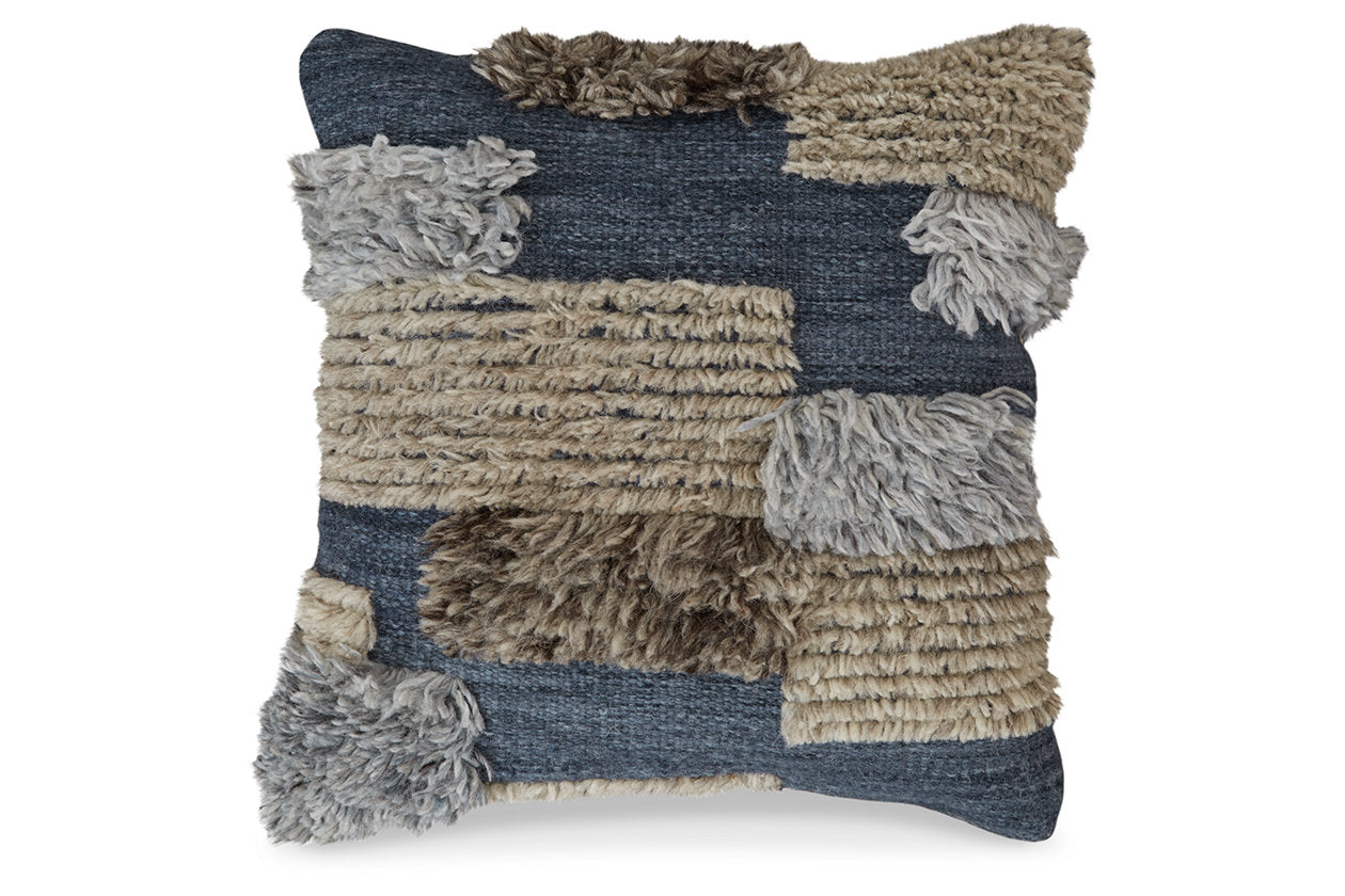 Gibbend Blue/Gray/White Pillow, Set of 4 - A1000926 - Luna Furniture - Dallas Store