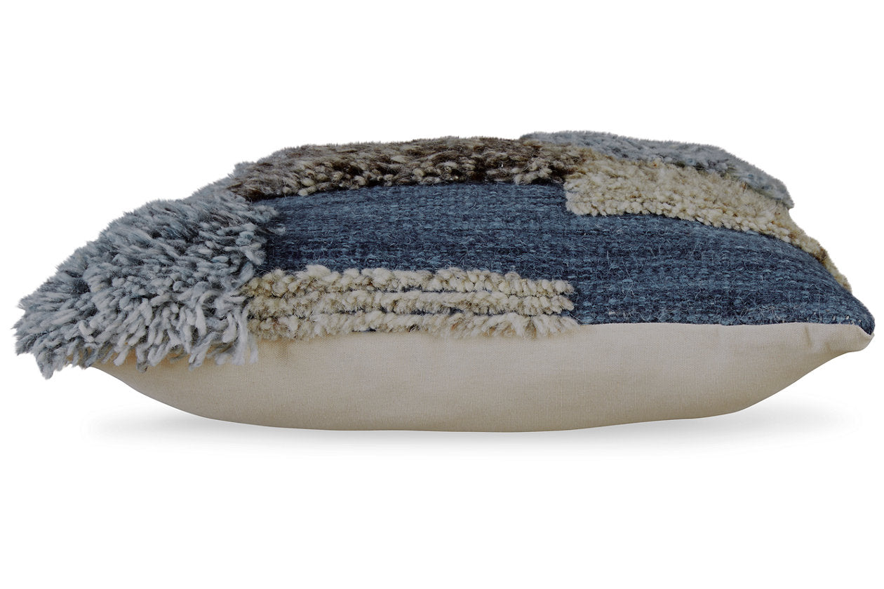 Gibbend Blue/Gray/White Pillow, Set of 4 - A1000926 - Luna Furniture - Dallas Store