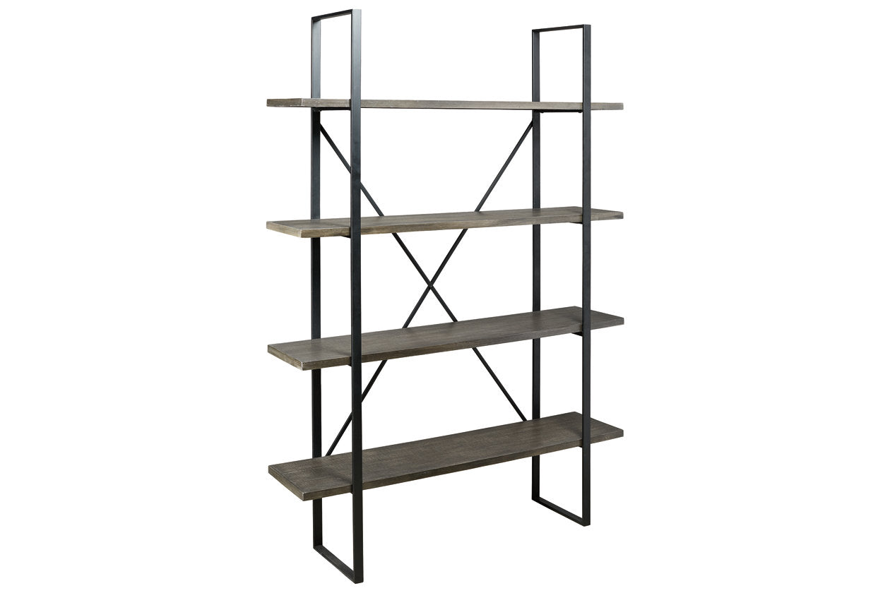 Gilesgrove Black/Gray Bookcase - A4000017 - Luna Furniture - Dallas Store