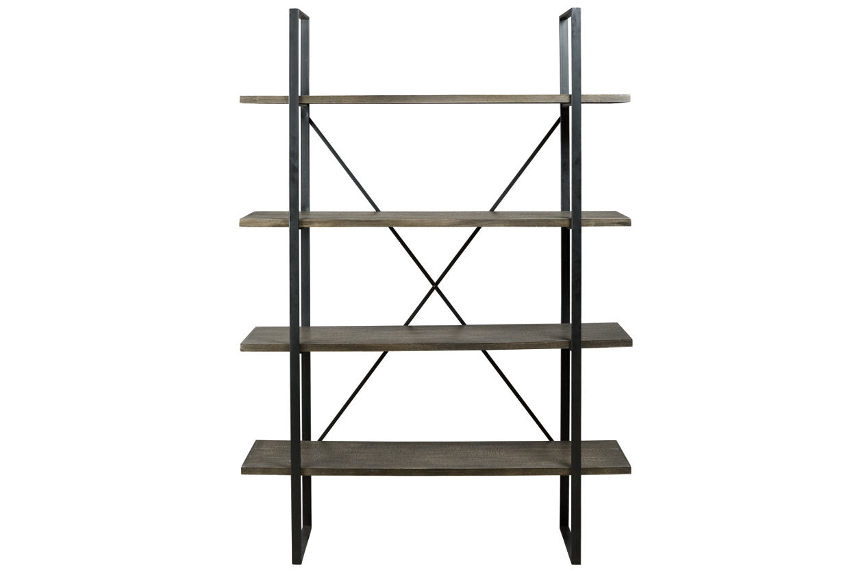 Gilesgrove Black/Gray Bookcase - A4000017 - Luna Furniture - Dallas Store
