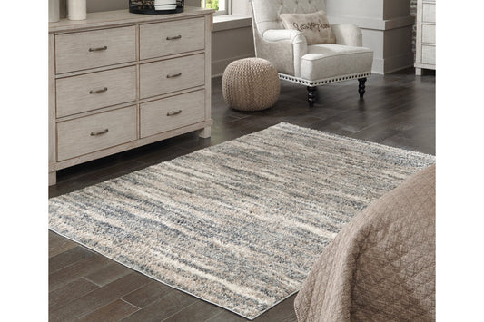 Gizela Ivory/Beige/Gray Medium Rug - R404862 - Luna Furniture - Dallas Store