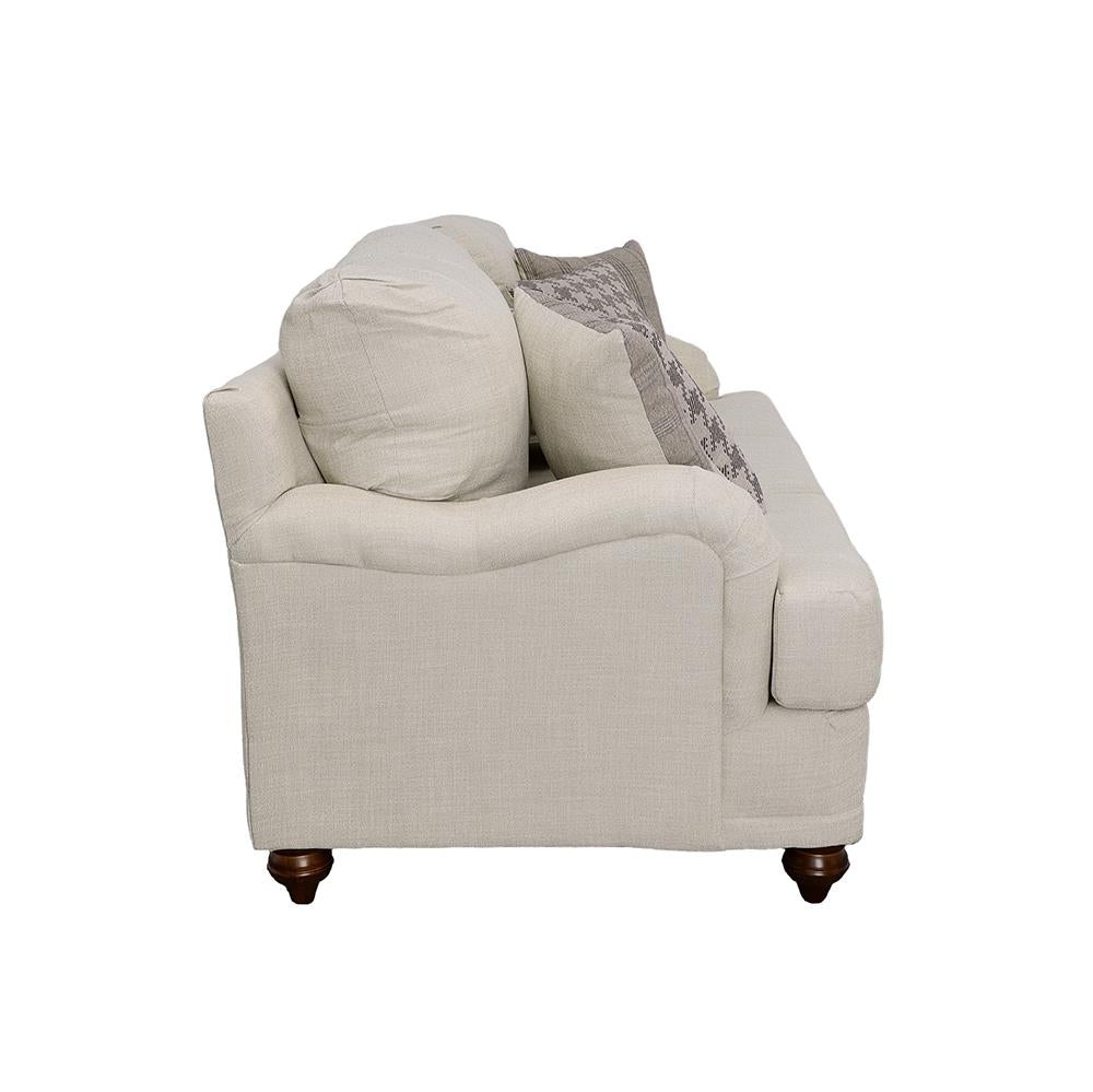 Glenn Cushion Back Sofa Light Gray - 511094 - Luna Furniture - Dallas Store