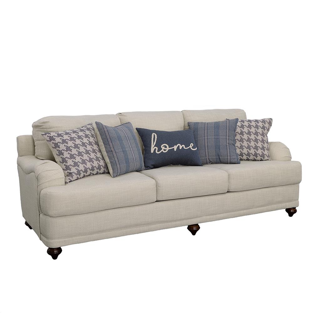 Glenn Recessed Arms Sofa Light Gray - 511091 - Luna Furniture - Dallas Store