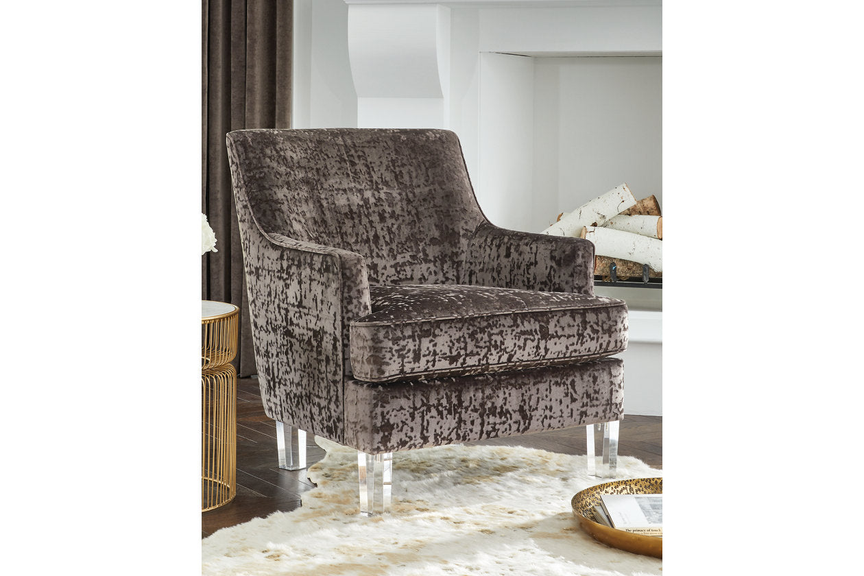 Gloriann Charcoal Accent Chair - A3000106 - Luna Furniture - Dallas Store