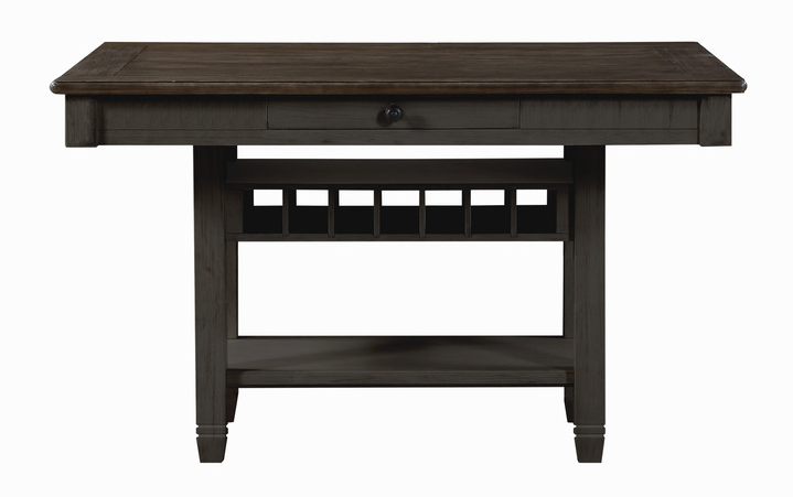 Granby Antique Black Counter Height Table - SET | 5627NBK-36 | 5627NBK-36B - Luna Furniture - Dallas Store