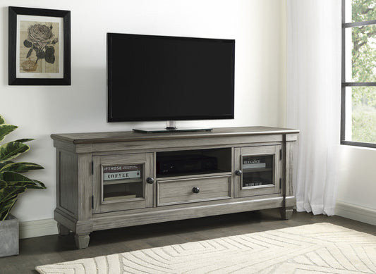 Granby Antique Gray 64" TV Stand - 56270GY-64T - Luna Furniture - Dallas Store