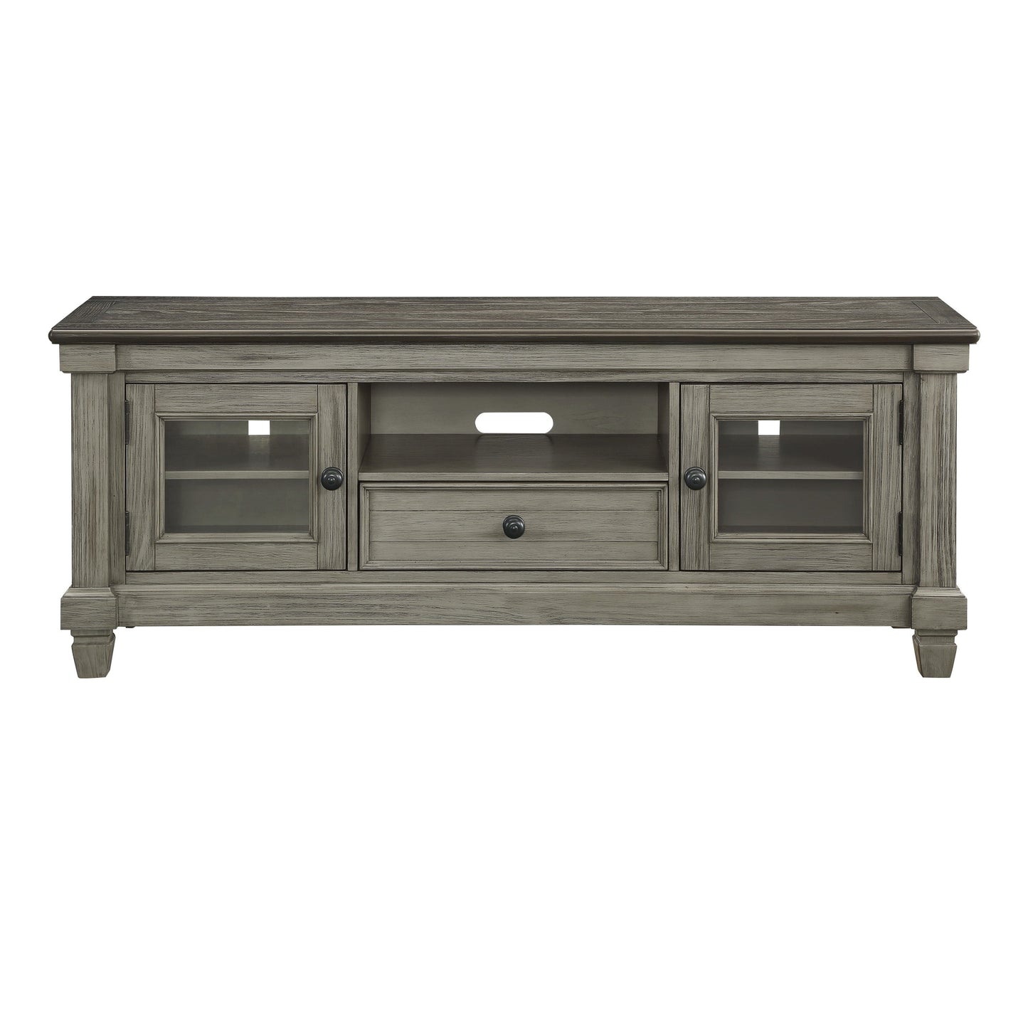 Granby Antique Gray 64" TV Stand - 56270GY-64T - Luna Furniture - Dallas Store