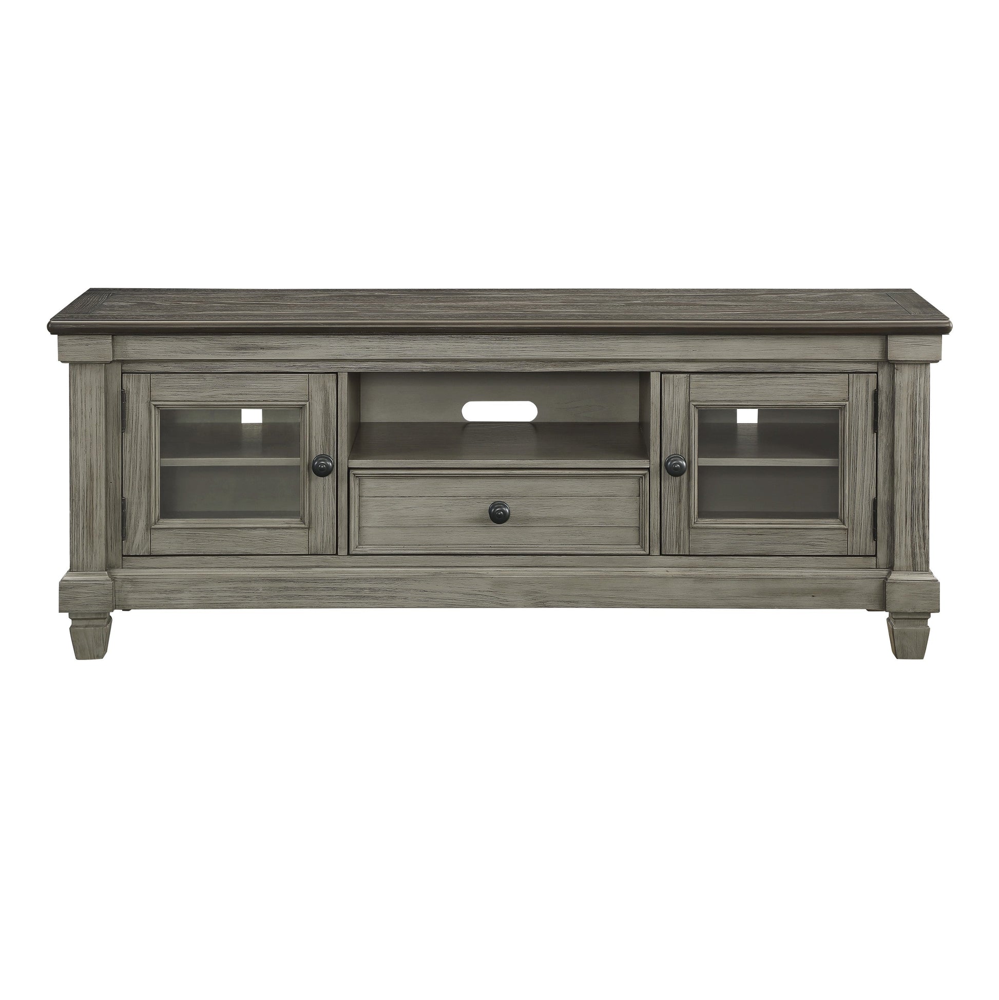 Granby Antique Gray 64" TV Stand - 56270GY-64T - Luna Furniture - Dallas Store