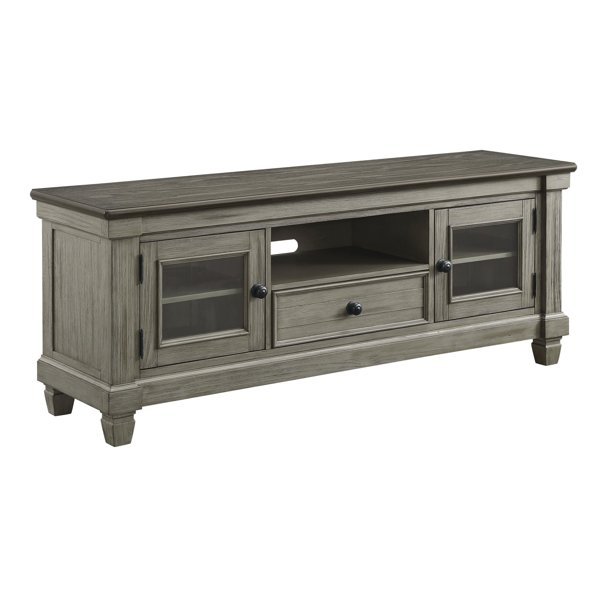 Granby Antique Gray 64" TV Stand - 56270GY-64T - Luna Furniture - Dallas Store