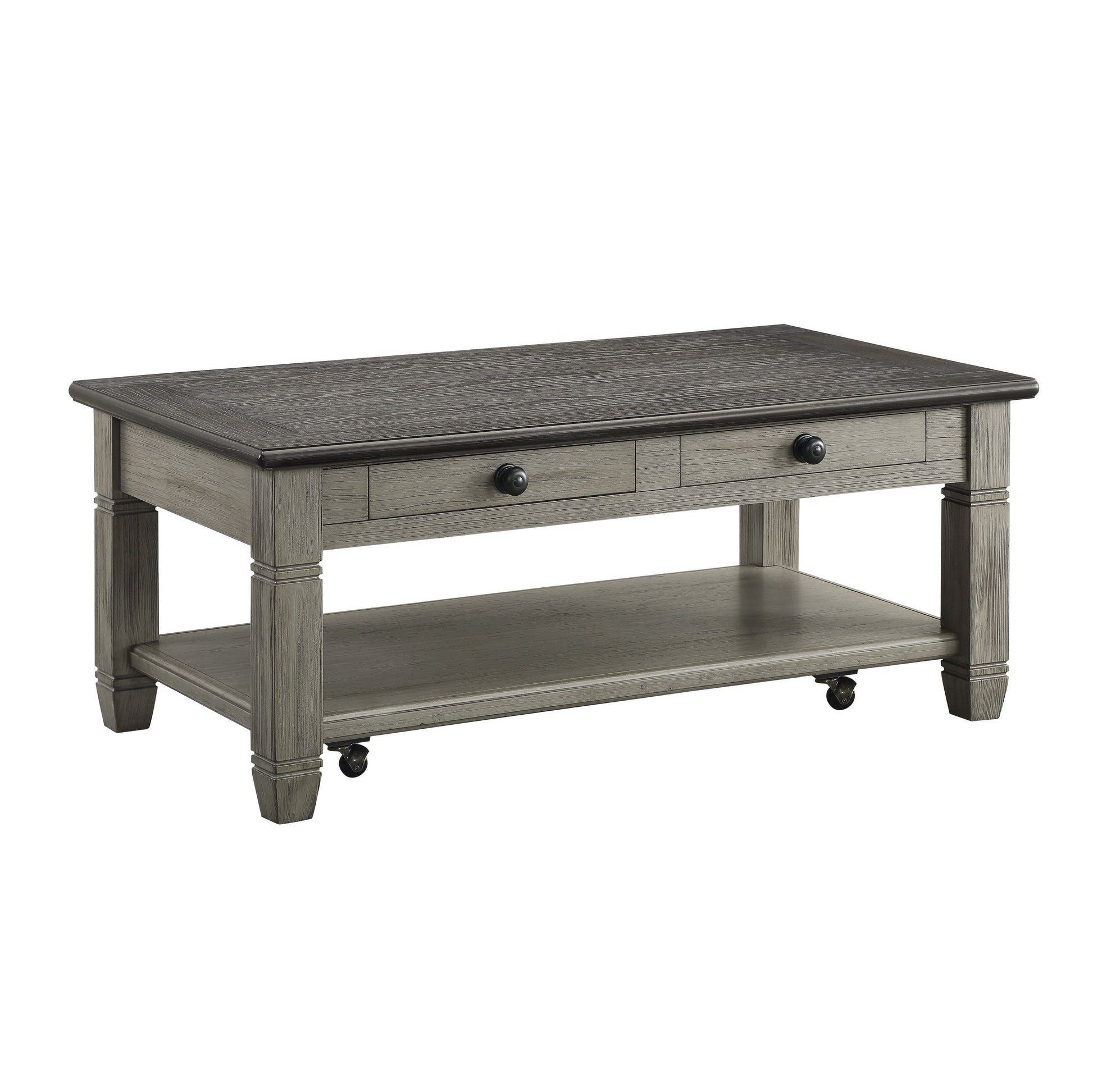 Granby Antique Gray Cocktail Table - 5627GY-30 - Luna Furniture - Dallas Store