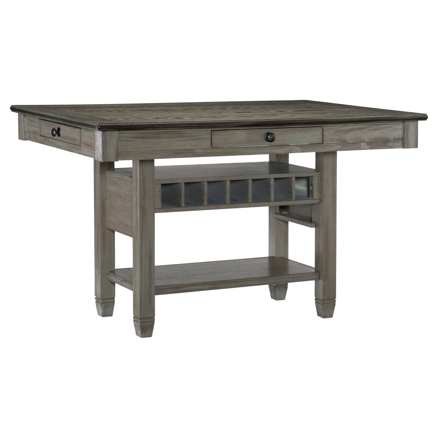 Granby Antique Gray Counter Height Set - SET | 5627GY-36 | 5627GY-36B | 5627GY-24(3) - Luna Furniture - Dallas Store