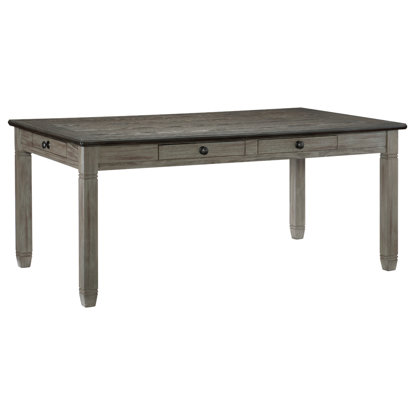 Granby Antique Gray Dining Table - 5627GY-72 - Luna Furniture - Dallas Store