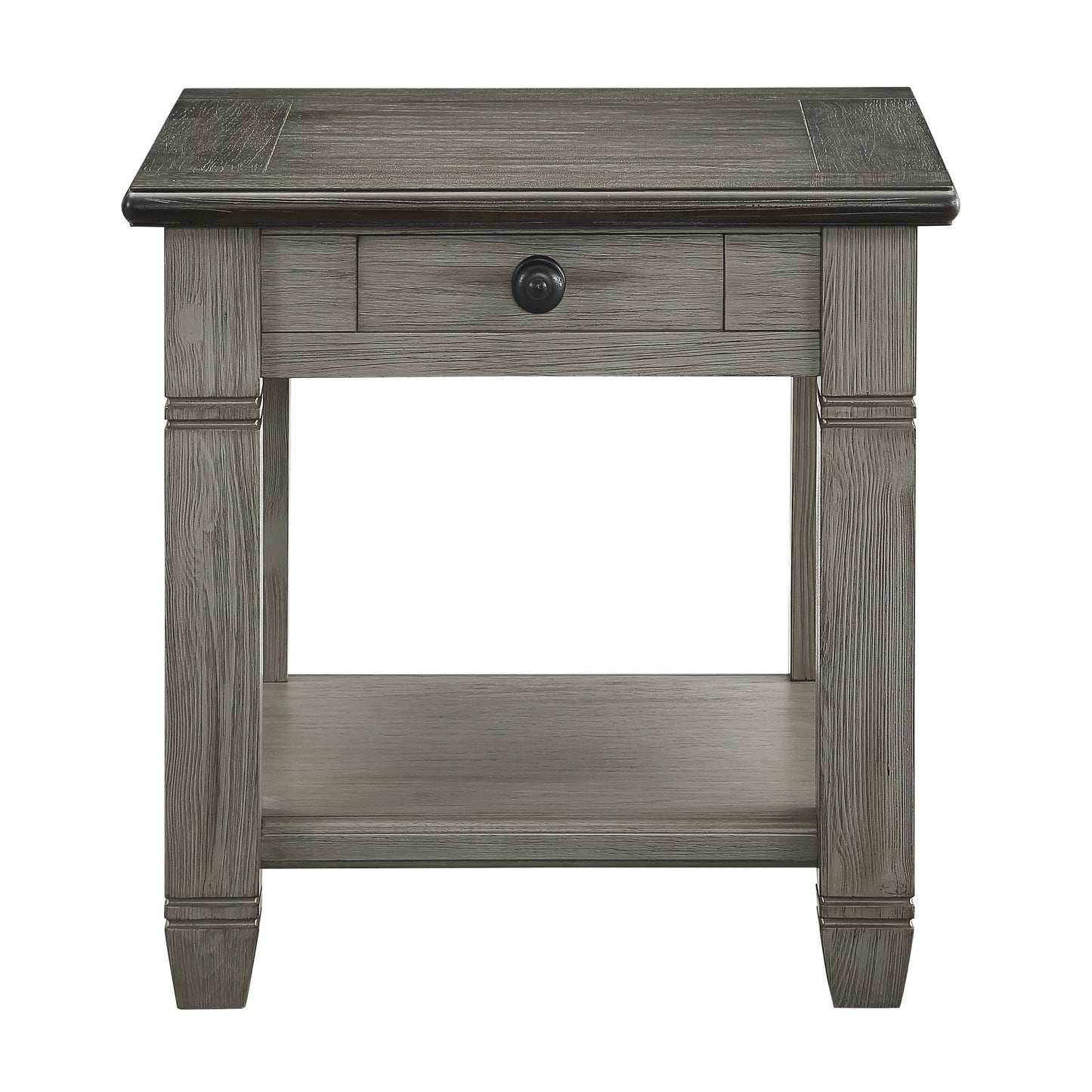 Granby Antique Gray End Table - 5627GY-04 - Luna Furniture - Dallas Store