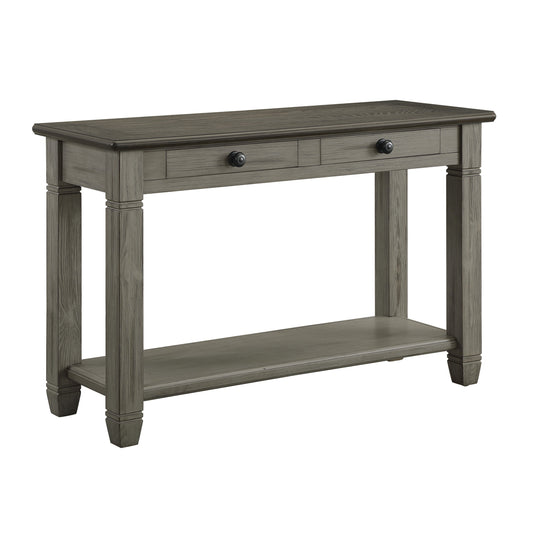 Granby Antique Gray Sofa Table - 5627GY-05 - Luna Furniture - Dallas Store