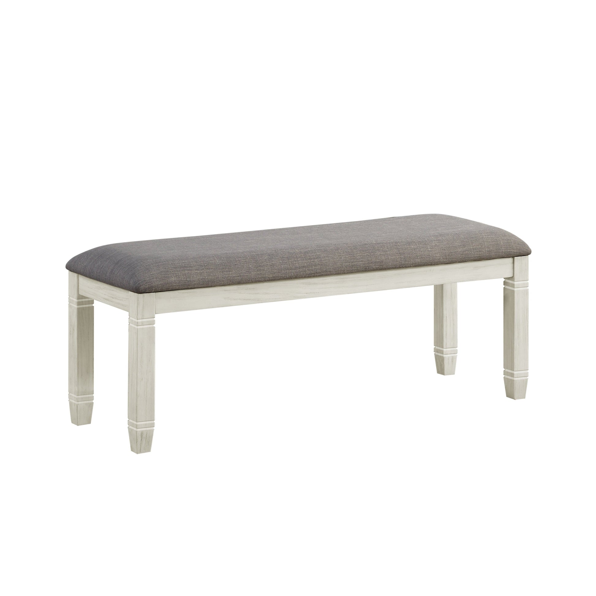 Granby Antique White Dining Bench - 5627NW-13 - Luna Furniture - Dallas Store