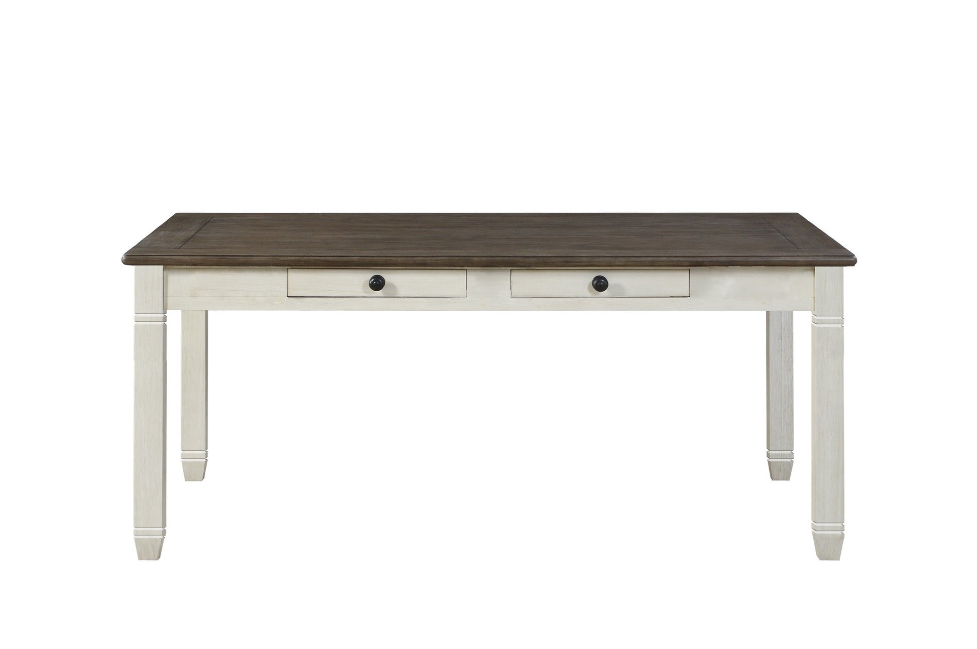 Granby Antique White Dining Table - 5627NW-72 - Luna Furniture - Dallas Store