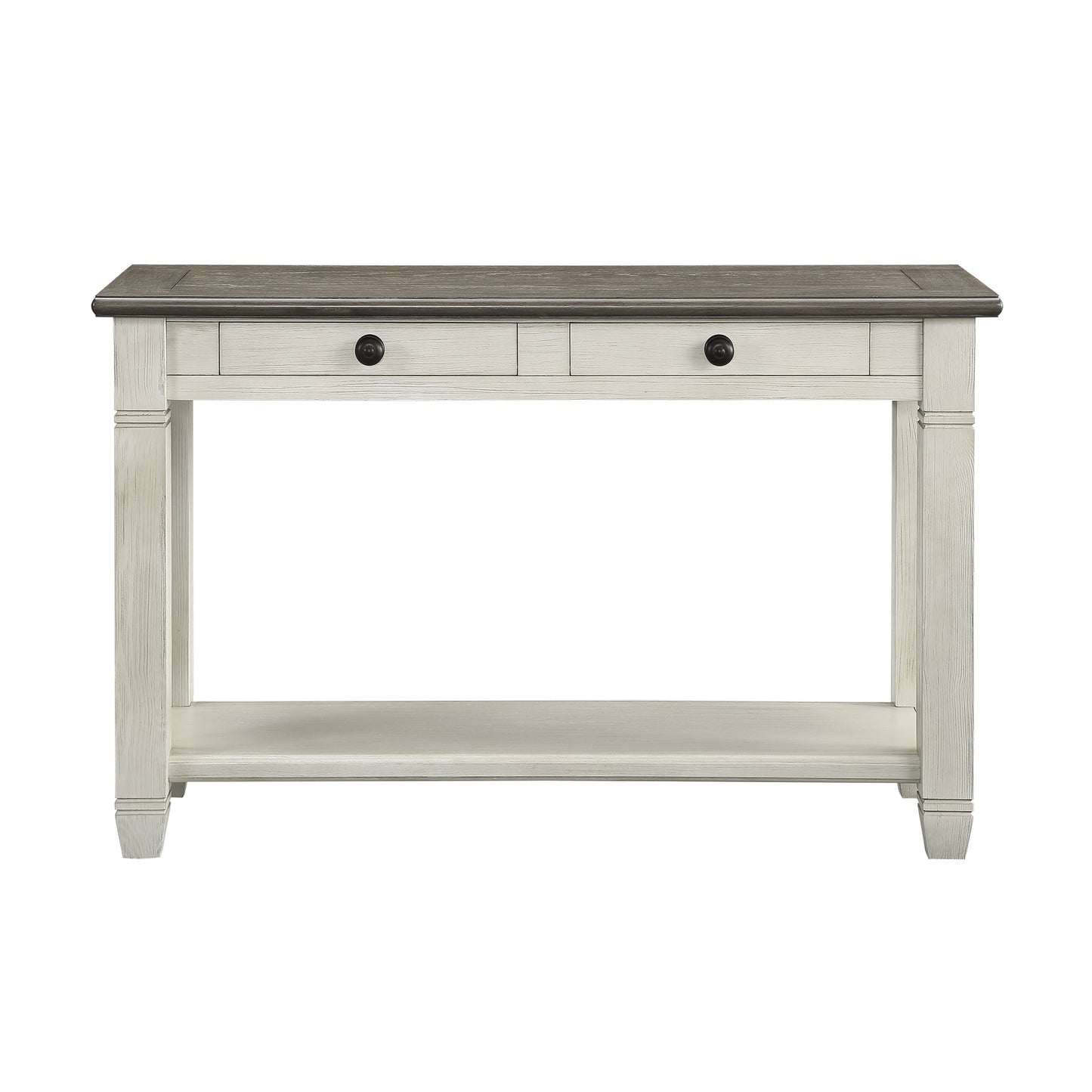 Granby Antique White Sofa Table - 5627NW-05 - Luna Furniture - Dallas Store