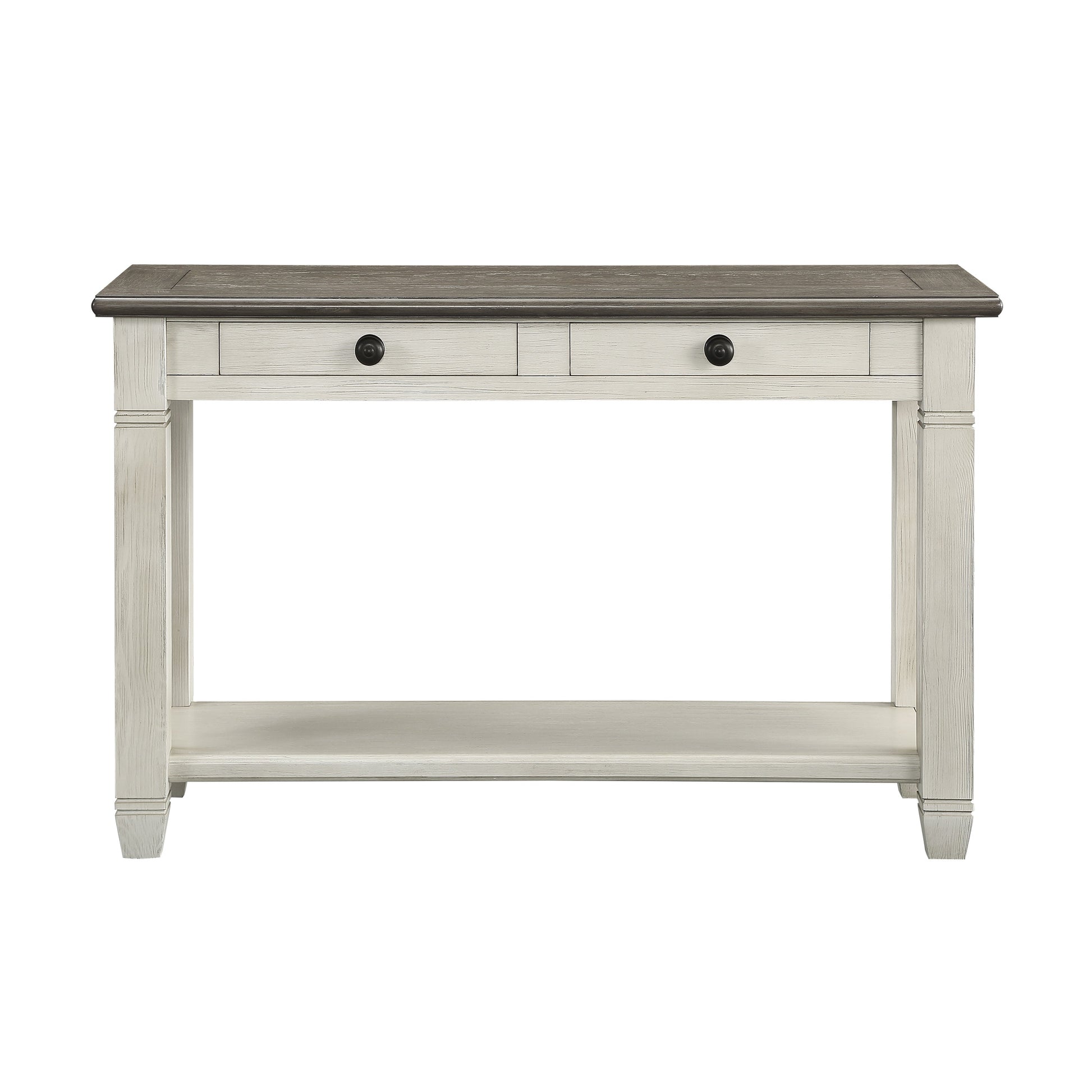 Granby Antique White Sofa Table - 5627NW-05 - Luna Furniture - Dallas Store