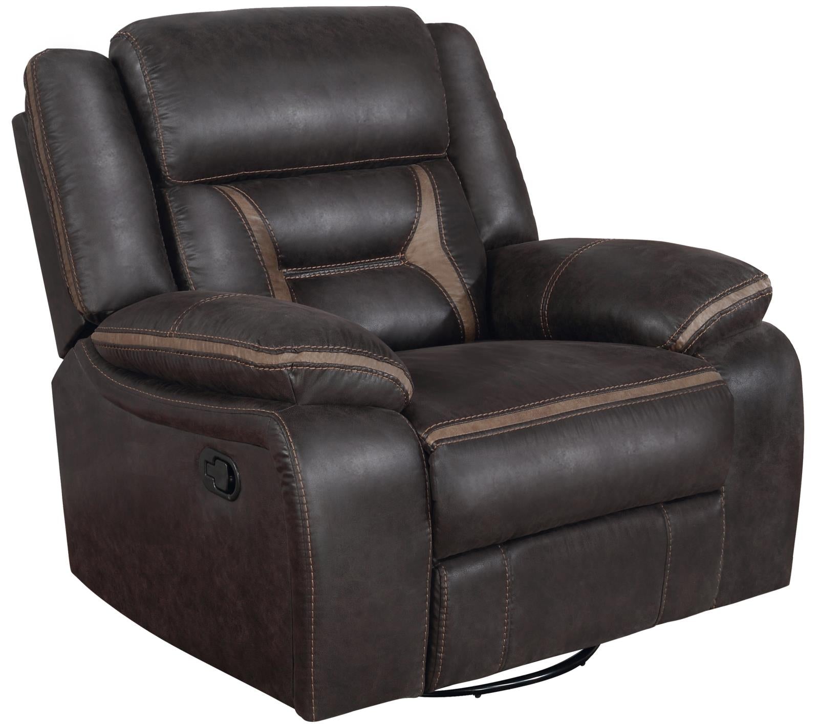 Greer Upholstered Tufted Back Glider Recliner - 651356 - Luna Furniture - Dallas Store