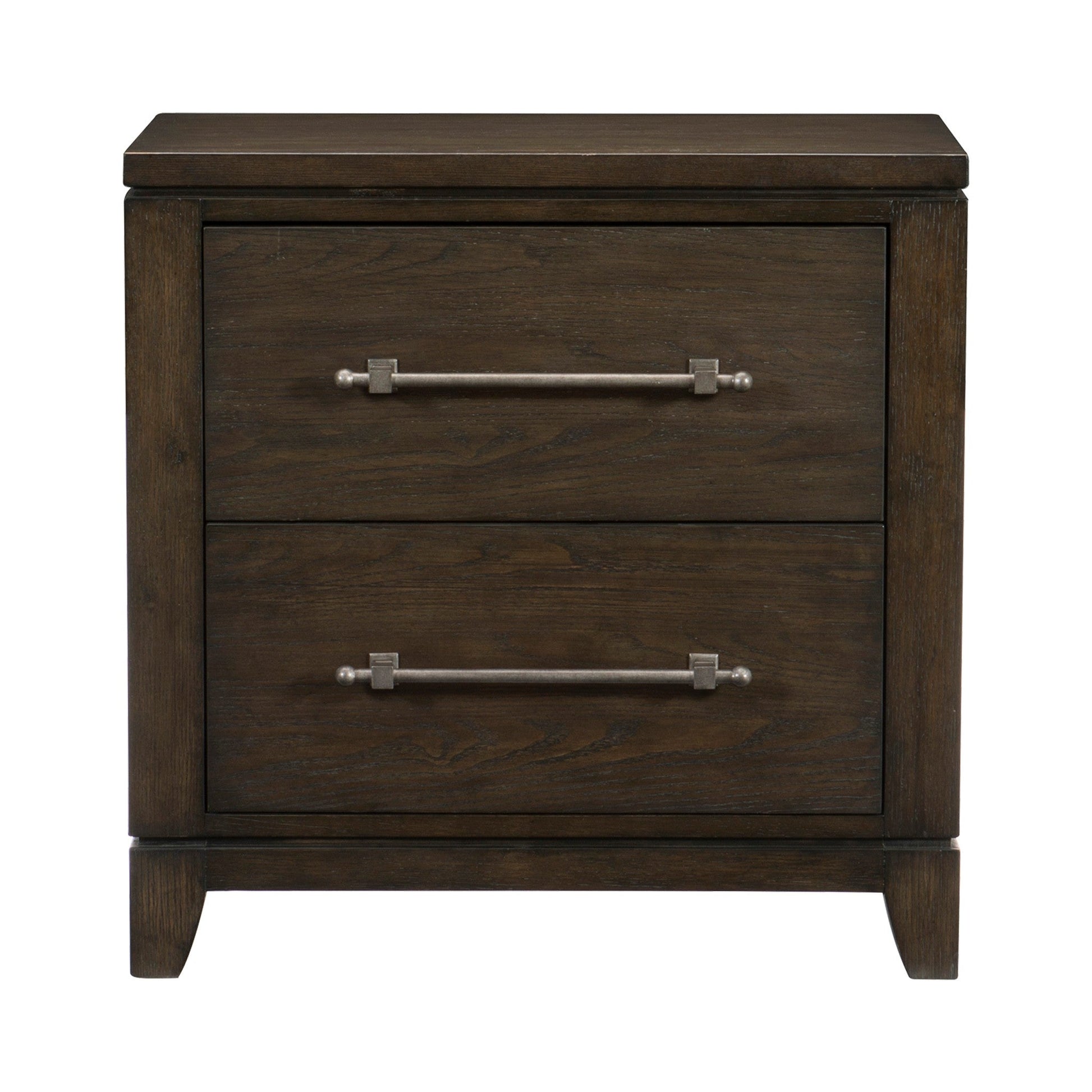 Griggs Dark Brown Nightstand - 1669-4 - Luna Furniture - Dallas Store