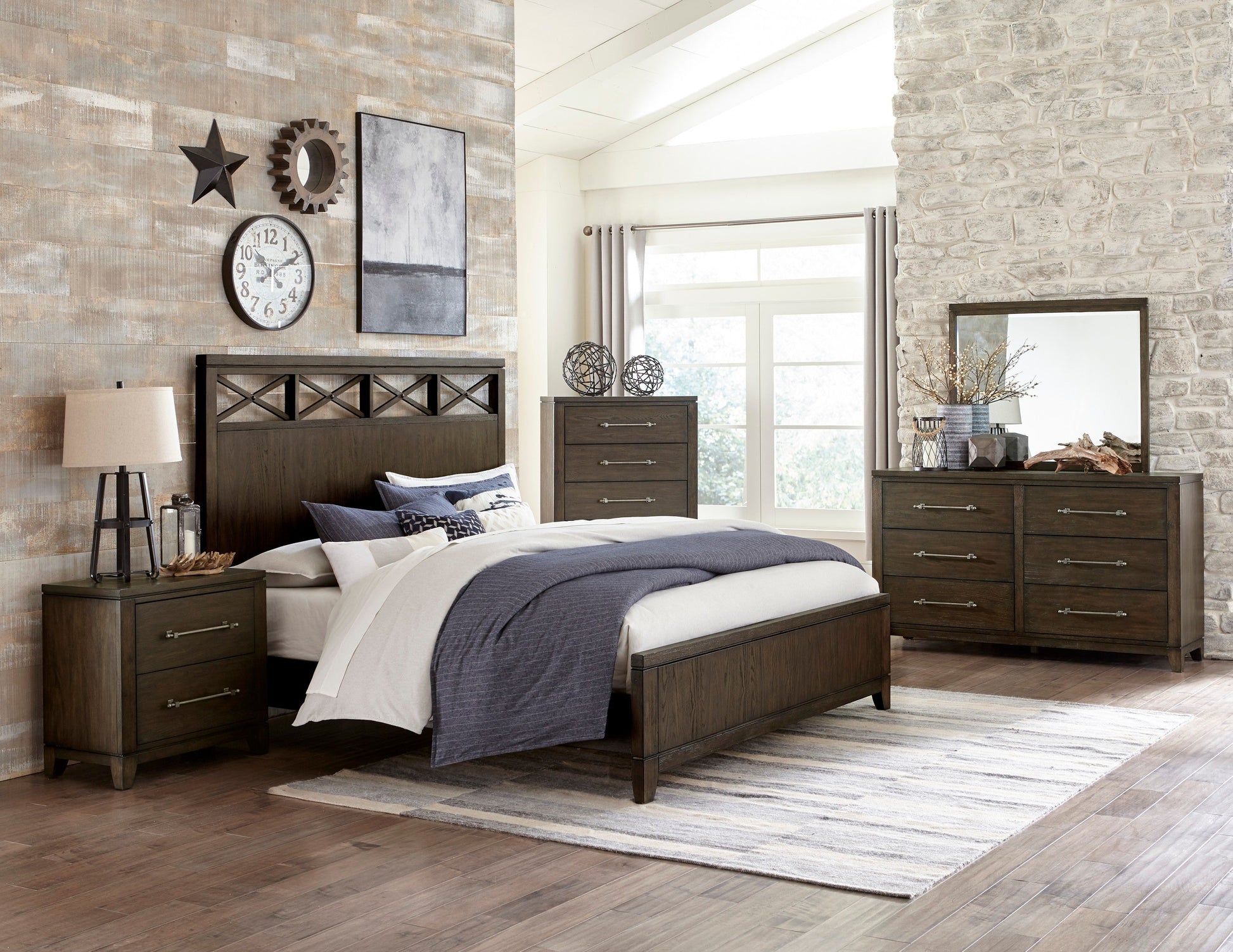 Griggs Dark Brown Nightstand - 1669-4 - Luna Furniture - Dallas Store