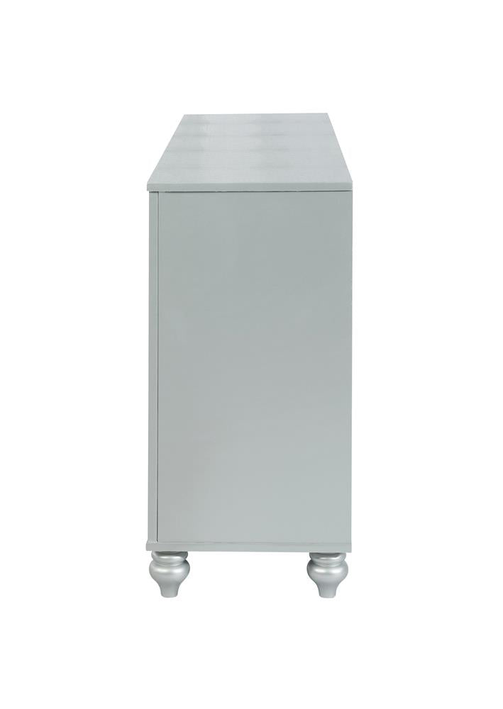 Gunnison Silver Metallic 6-Drawer Dresser - 223213 - Luna Furniture - Dallas Store