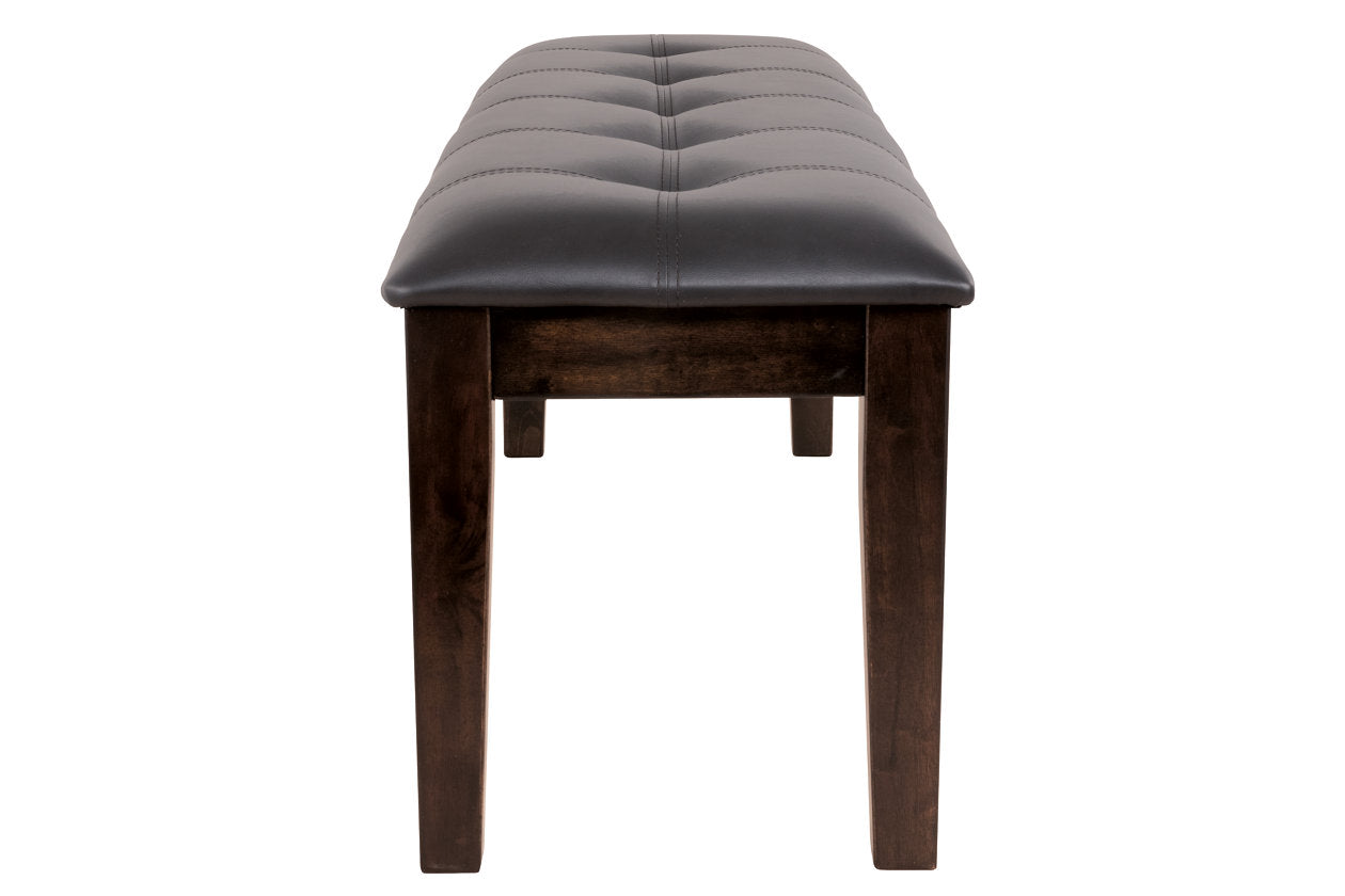 Haddigan Dark Brown Dining Bench - D596-00 - Luna Furniture - Dallas Store