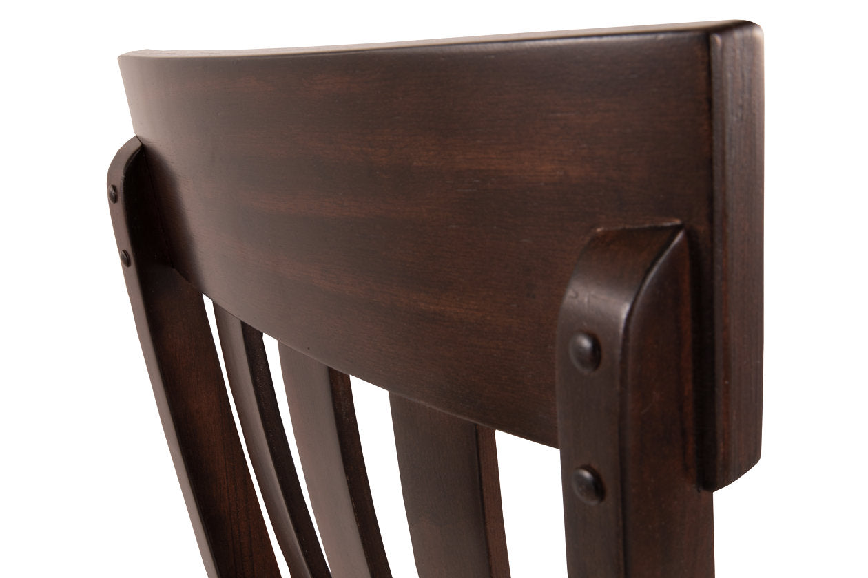 Haddigan Dark Brown Dining Chair, Set of 2 - D596-01 - Luna Furniture - Dallas Store