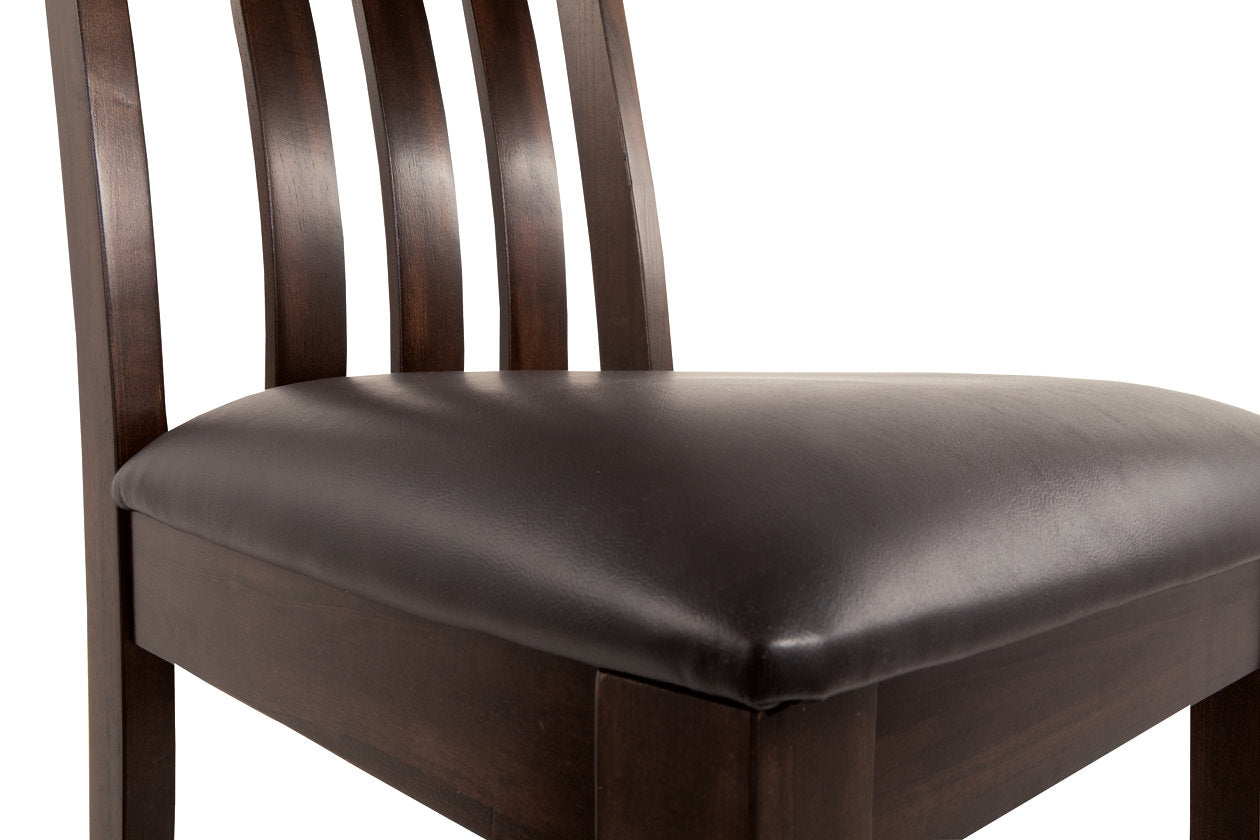 Haddigan Dark Brown Dining Chair, Set of 2 - D596-01 - Luna Furniture - Dallas Store