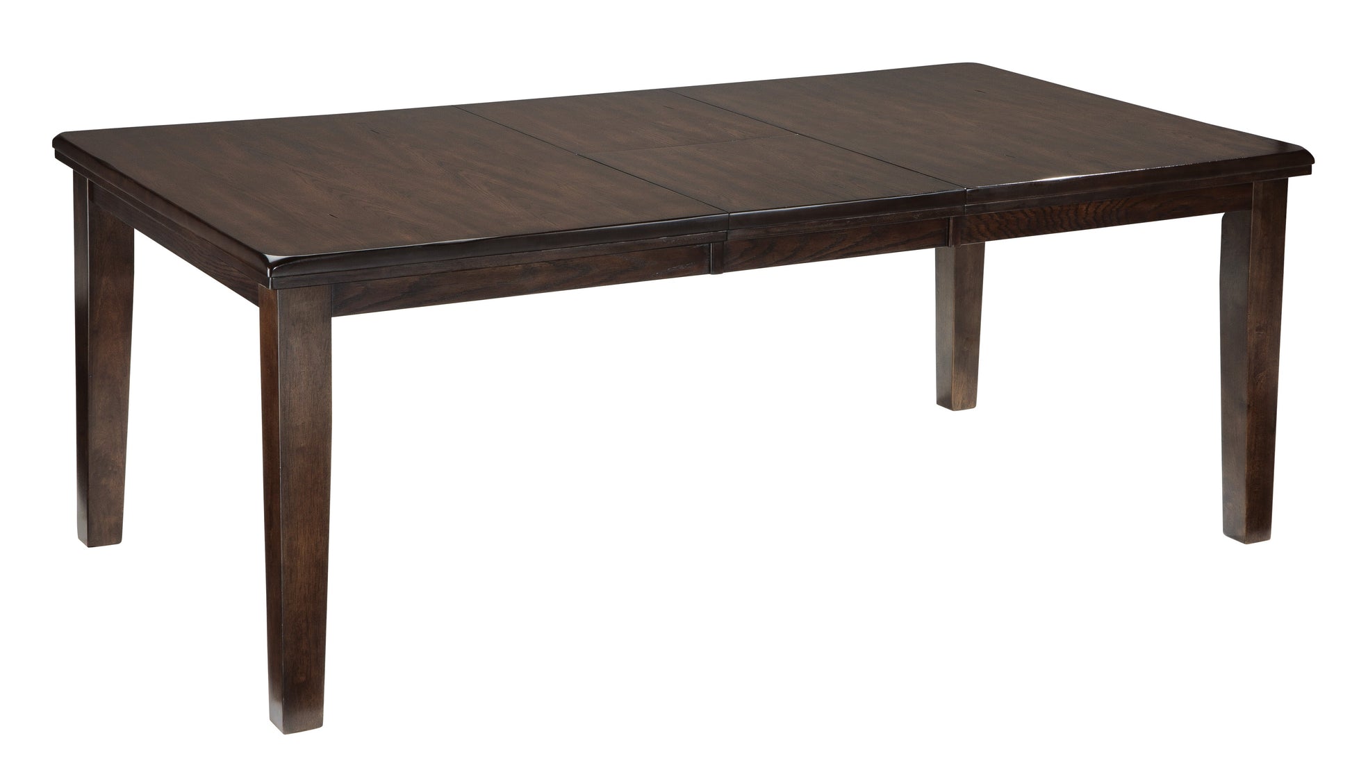 Haddigan Dark Brown Extendable Dining Set - SET | D596-35 | D596-01(2) - Luna Furniture - Dallas Store