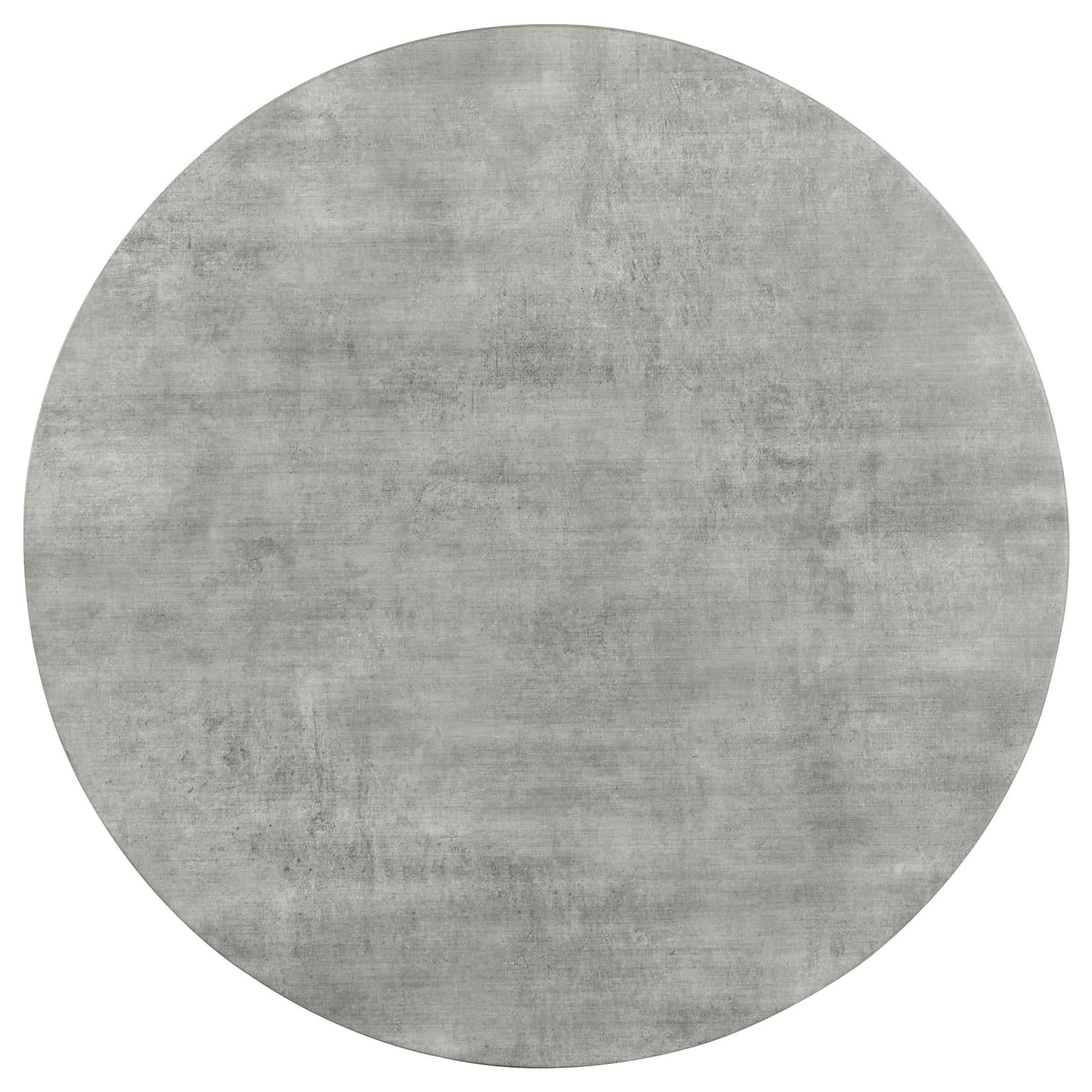 Hadi Cement/Gunmetal Round Coffee Table with Hairpin Legs - 736178 - Luna Furniture - Dallas Store
