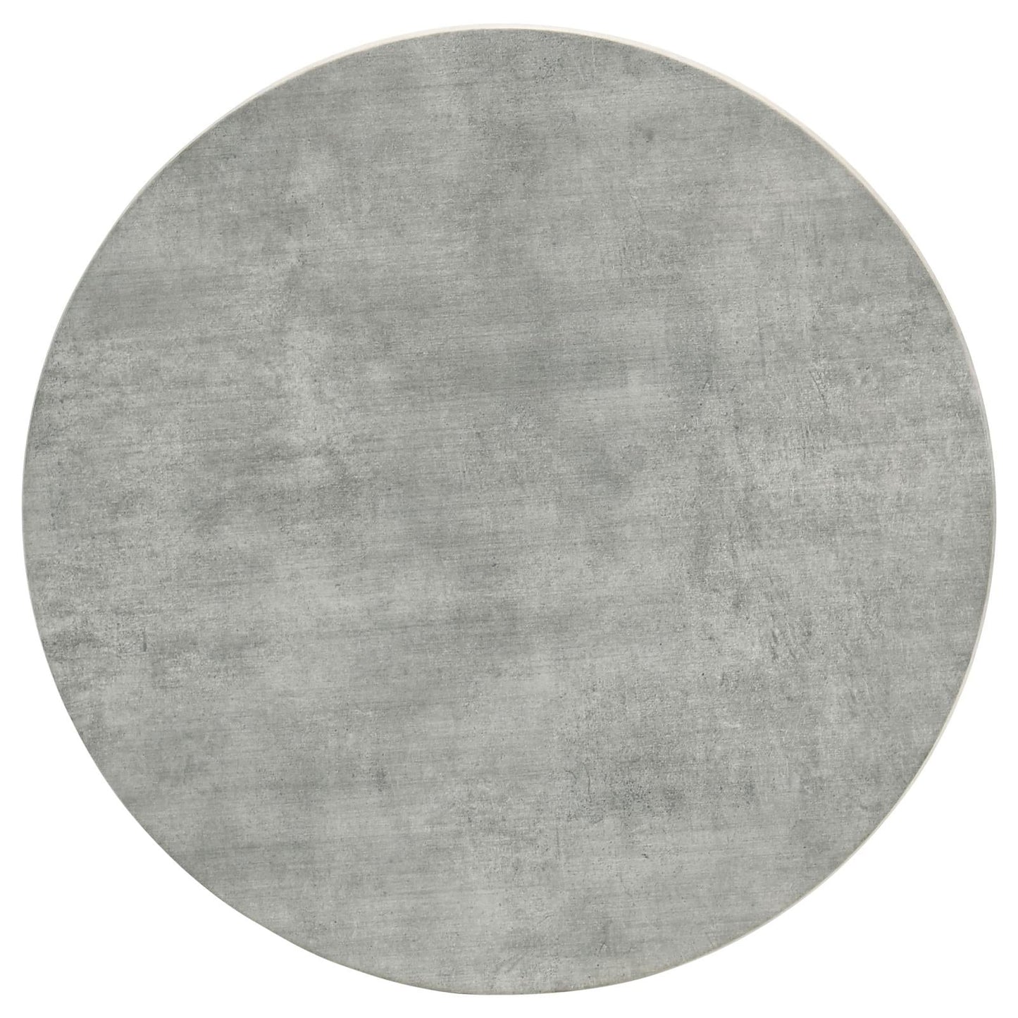 Hadi Round End Table with Hairpin Legs Cement/Gunmetal - 736177 - Luna Furniture - Dallas Store