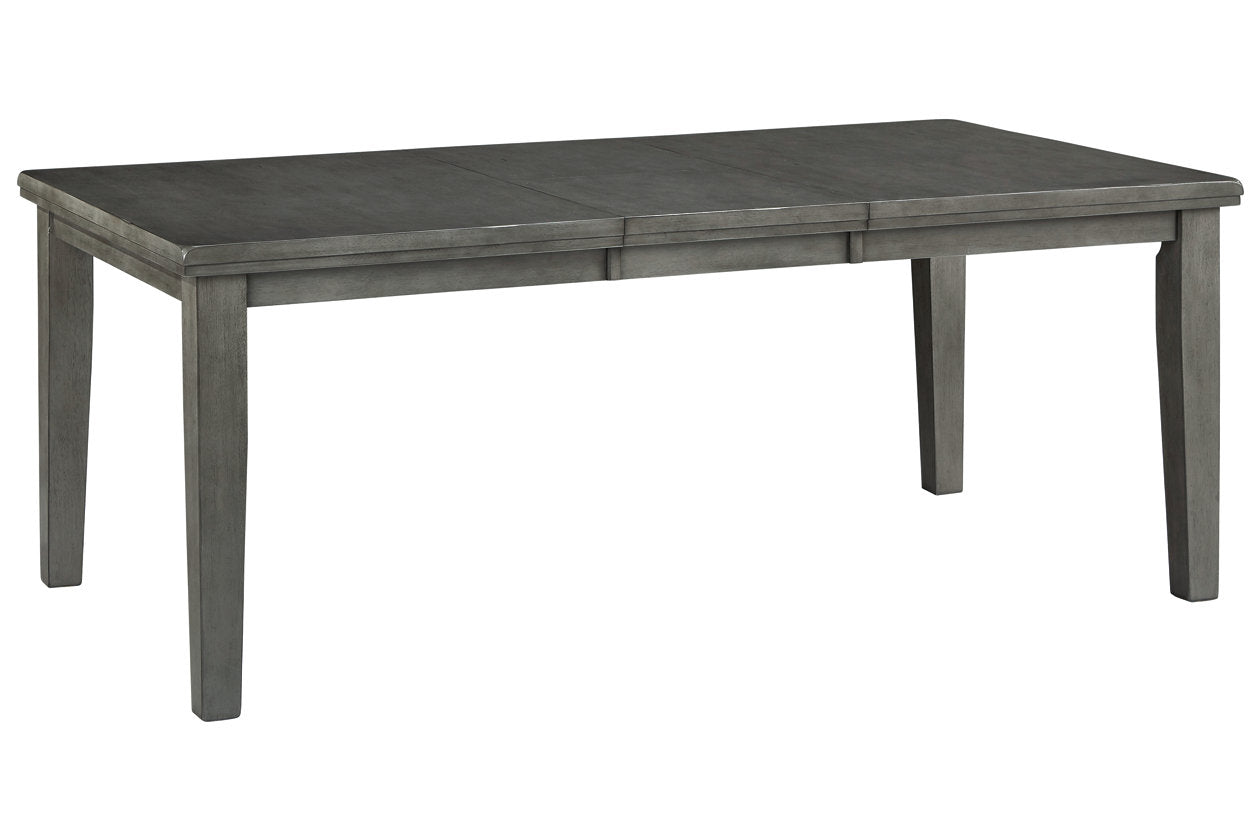 Hallanden Gray Dining Extension Table - D589-35 - Luna Furniture - Dallas Store