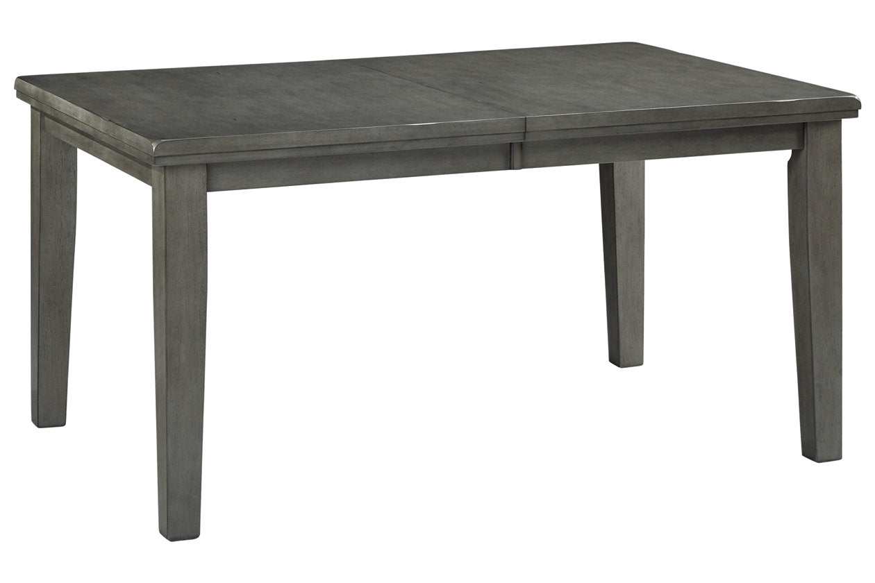 Hallanden Gray Dining Extension Table - D589-35 - Luna Furniture - Dallas Store