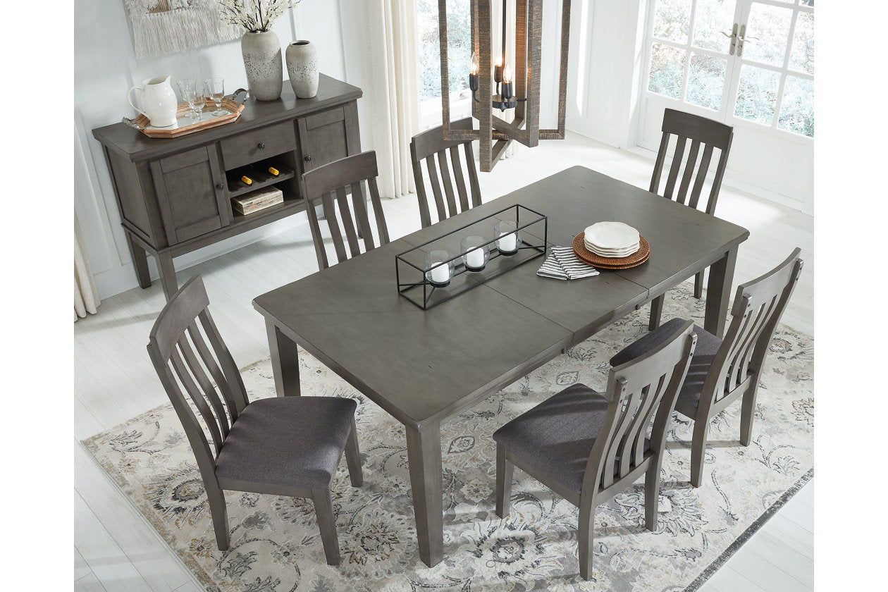 Hallanden Gray Dining Extension Table - D589-35 - Luna Furniture - Dallas Store