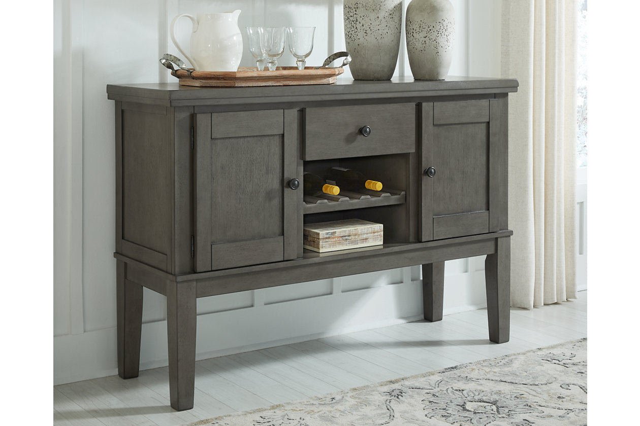 Hallanden Gray Dining Server - D589-60 - Luna Furniture - Dallas Store
