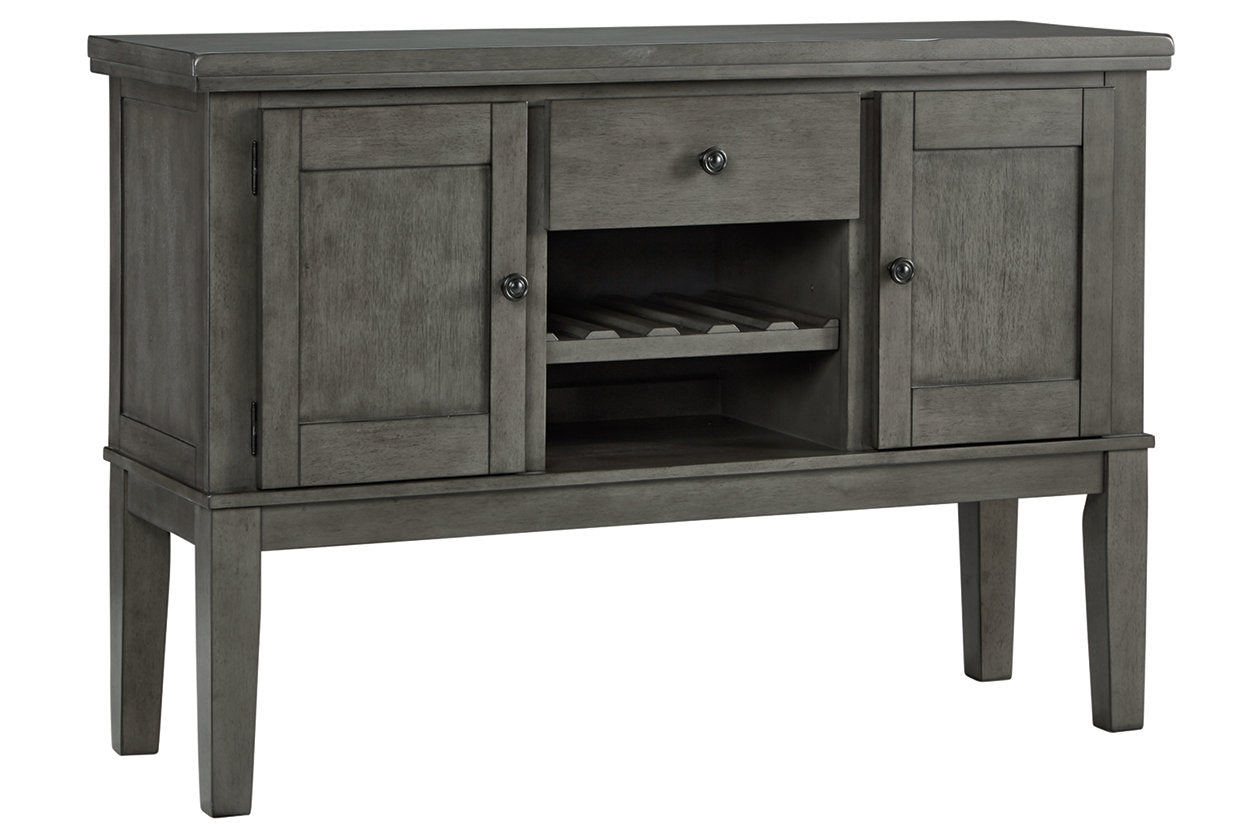 Hallanden Gray Dining Server - D589-60 - Luna Furniture - Dallas Store