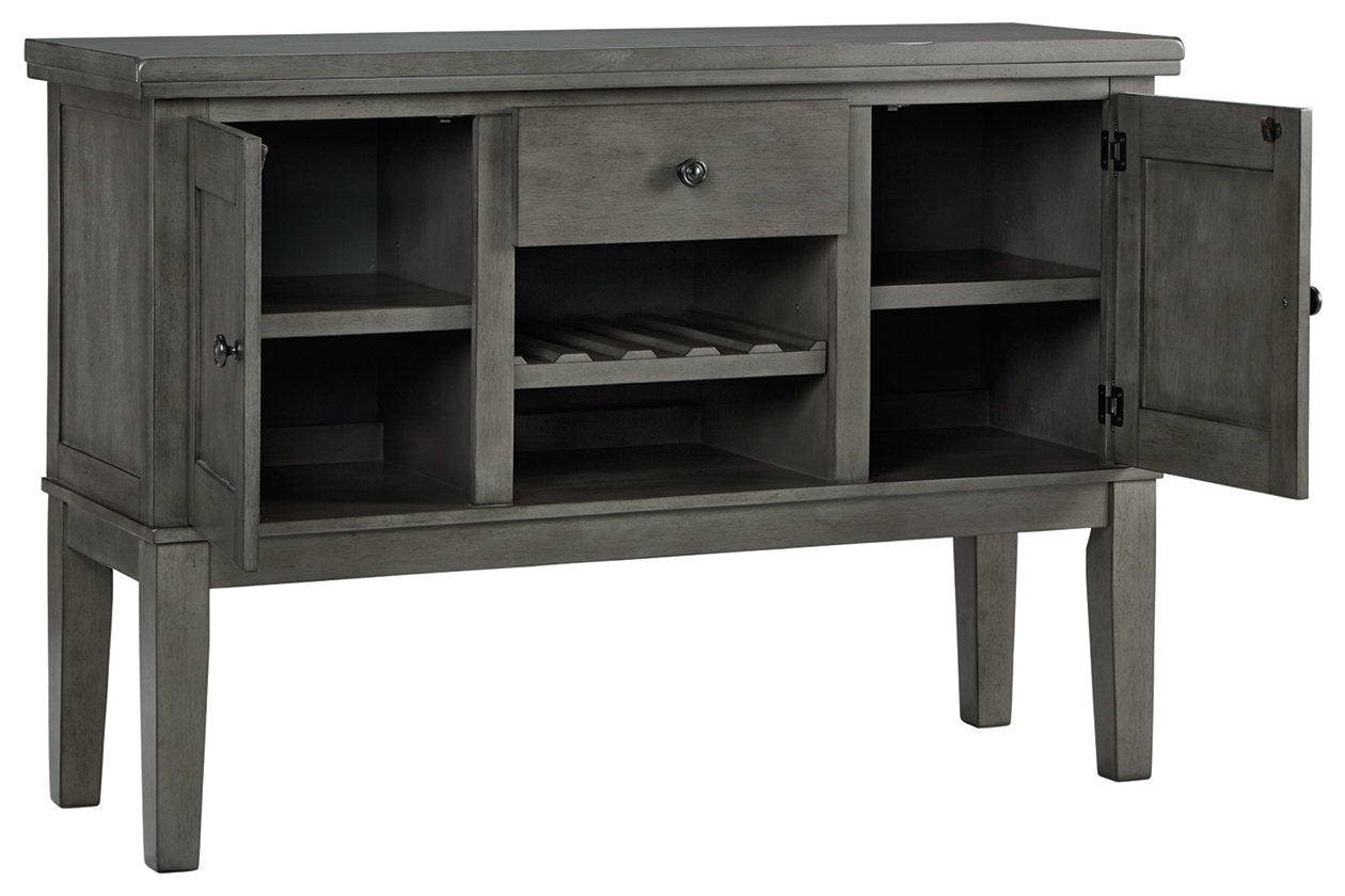 Hallanden Gray Dining Server - D589-60 - Luna Furniture - Dallas Store