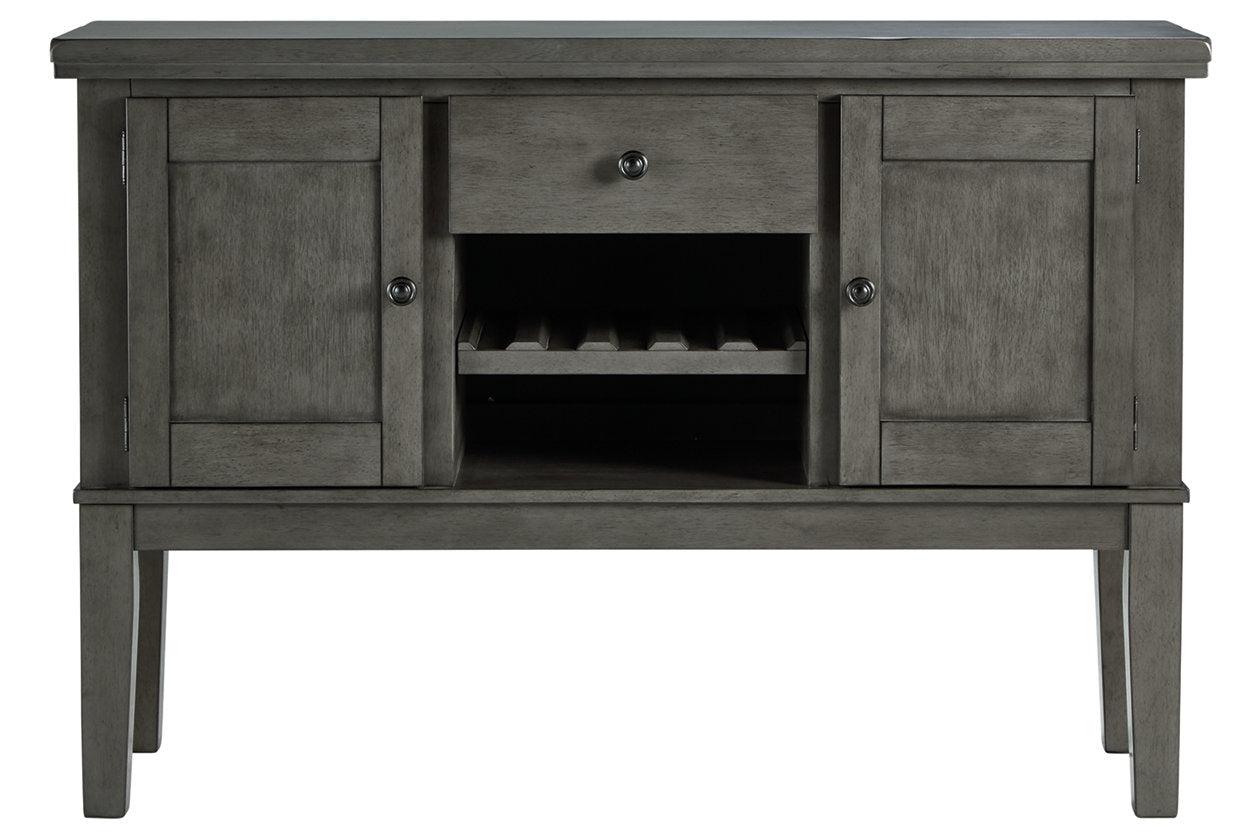 Hallanden Gray Dining Server - D589-60 - Luna Furniture - Dallas Store