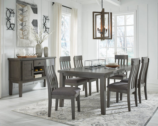 Hallanden Gray Extendable Dining Set - SET | D589-35 | D589-01(3) - Luna Furniture - Dallas Store
